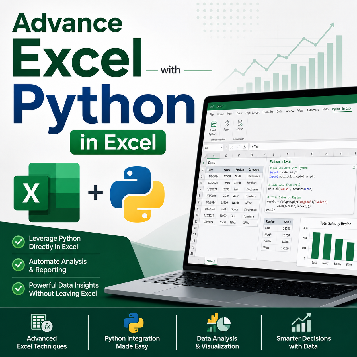 Advance Excel with Python in Excel